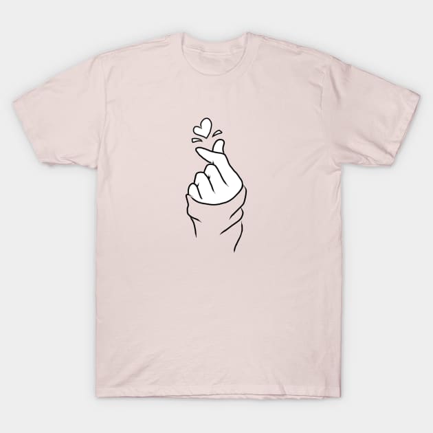 Cute Heart in Pink T-Shirt by StarlightDoodle